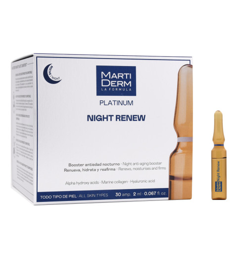 Martiderm Platinum Night Renew / Ампулы Ночное восстановление, 30х2 мл Martiderm Platinum Night Renew / Ампулы Ночное восстановление, 30х2 мл