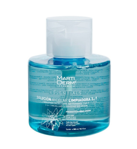 Martiderm Essential Solucion Micelar Limpiadora 3 en 1 / Мицеллярный очищающий раствор 3в1, 300 мл Martiderm Essential Solucion Micelar Limpiadora 3 en 1 / Мицеллярный очищающий раствор 3в1, 300 мл