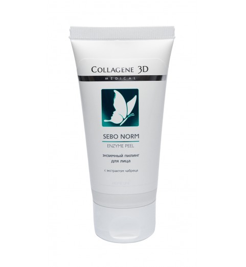 Medical Collagene 3D Enzyme Peel Sebo Norm / Энзимный пилинг для жирной кожи с экстрактом чабреца, 50 мл