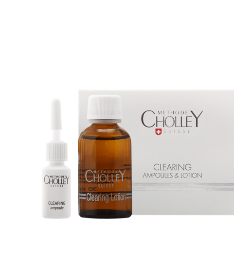 Cholley Clearing Ampoules & Lotion / Осветляющие ампулы, 6 ампул + осветляющий лосьон, 30 мл Cholley Clearing Ampoules & Lotion / Осветляющие ампулы, 6 ампул + осветляющий лосьон, 30 мл
