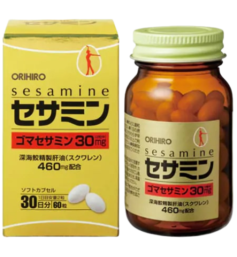 Orihiro Sesamin / БАД Сесамин, 475 мг х 60 капсул