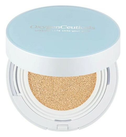 OxygenCeuticals O2 Cushion #23 SPF45 PA+++ / Кушон с функцией солнцезащиты SPF45, натуральный беж #23, 2*15 г