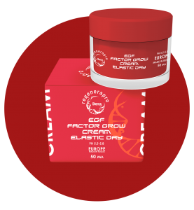 Regenera Cream Elastic Day EGF Factor Grow / Дневной крем для регенерации тканей и восполнения коллагена и эластина, 50 мл