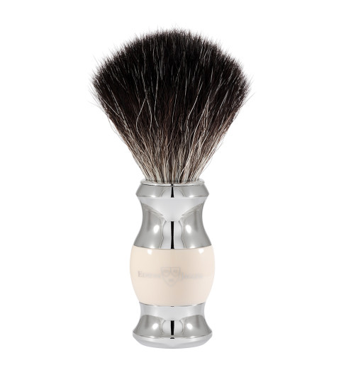 Edwin Jagger 21SB367CR Помазок слоновая кость, искусственный ворс