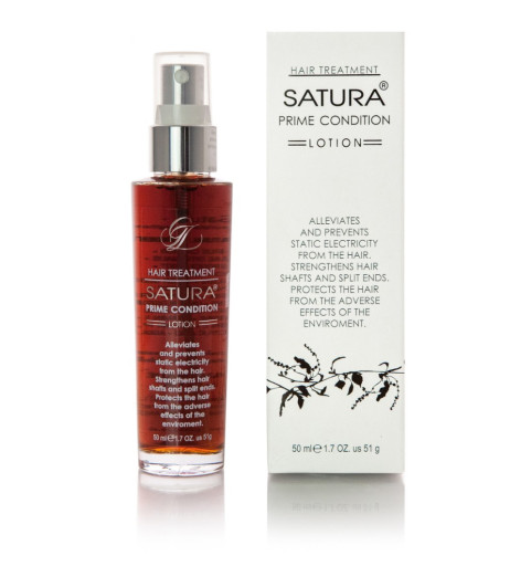 Satura Lotion Prime Condition / Лосьон от секущихся кончиков и облегчения укладки, 50 мл Satura Lotion Prime Condition / Лосьон от секущихся кончиков и облегчения укладки, 50 мл