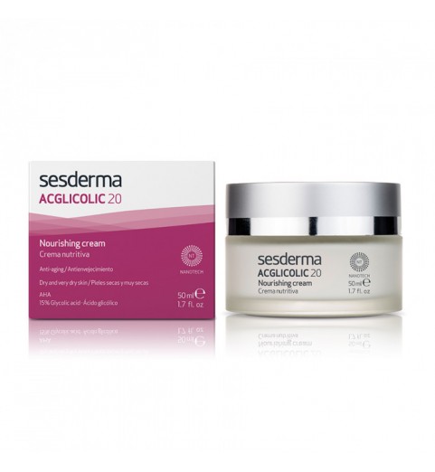 Sesderma Acglicolic 20 Nourishing Cream / Крем питательный с гликолевой кислотой, 50 мл