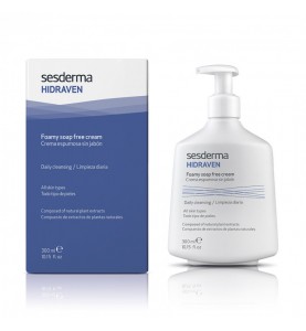 Sesderma Hidraven Foamy Soap Free Cream / Крем-пенка для умывания, 300 мл