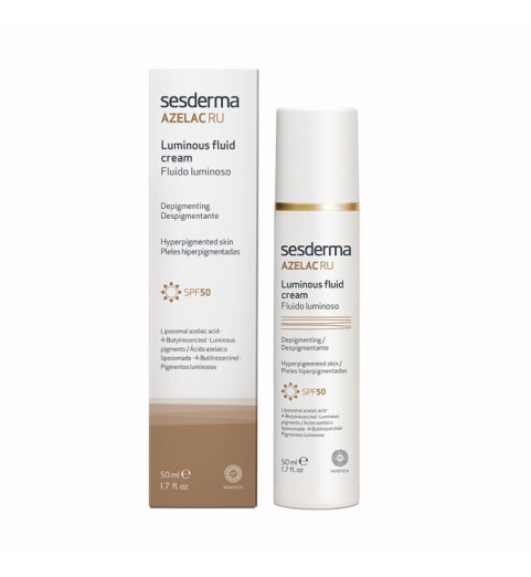 Sesderma Azelac Ru Luminous Fluid Cream SPF 50 / Флюид для сияния кожи c SPF 50 , 50 мл Sesderma Azelac Ru Luminous Fluid Cream SPF 50 / Флюид для сияния кожи c SPF 50 , 50 мл