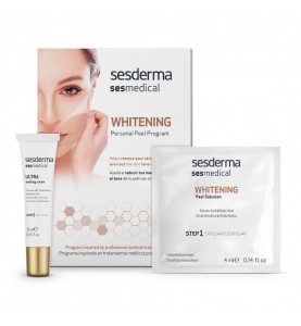 Sesderma Sesmedical Whitening Personal Peel Program / Программа персональная депигментирующая (салфетка-эксфолиант, крем запечатывающий), уп. (4 салф. + 15 мл)