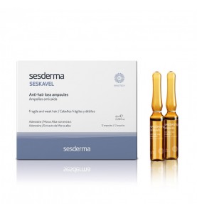 Sesderma Seskavel Anti-Hair Loss Ampoules / Средство в ампулах от выпадения волос, 12 шт. по 8 мл