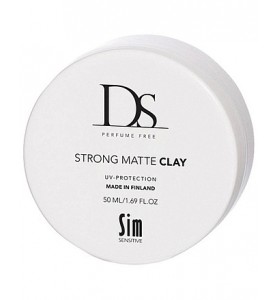 Sim Sensitive DS Strong Matte Clay / Воск для укладки волос сильной фиксации, 50 мл