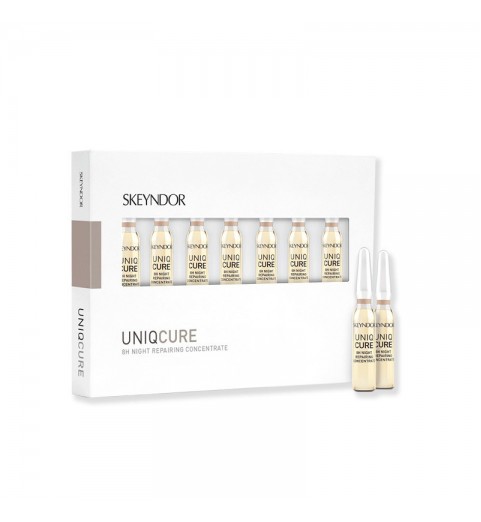 Skeyndor Uniqcure 8H Night Repairing Concentrate / Концентрат ночной восстанавливающий восьмичасового действия, 7*2 мл