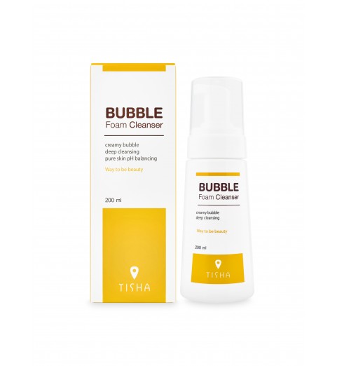 Tisha Bubble foam cleanser / Пузырьковая очищающая пенка для проблемной кожи, 200 мл