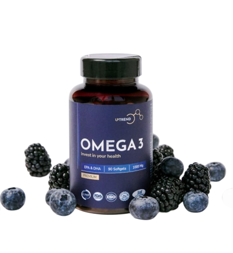 Uptrend Omega-3 Fish Oil, EPA 180 & DHA 120 / БАД Омега-3 Рыбий жир, ЭПК 180 и ДГК 120