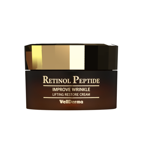 WellDerma Peptide Retinol Improve Wrinkle Lifting Restore Cream / Омолаживающий пептидный крем на основе ретинола, 50 мл WellDerma Peptide Retinol Improve Wrinkle Lifting Restore Cream / Омолаживающий пептидный крем на основе ретинола, 50 мл
